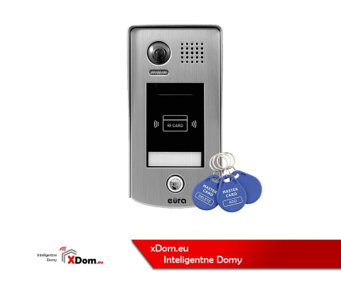 Zestaw wideodomofonu cyfrowego z czytnikiem RFID monitor 4.3'' EURA VDA-71A5_VDA32A5