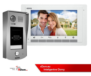 Zestaw wideodomofonu cyfrowego z czytnikiem RFID monitor 4.3'' EURA VDA-71A5_VDA49A5