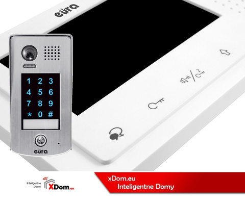 Zestaw wideodomofonu cyfrowego z szyfratorem monitor 4.3'' EURA VDA-73A5_VDA32A5