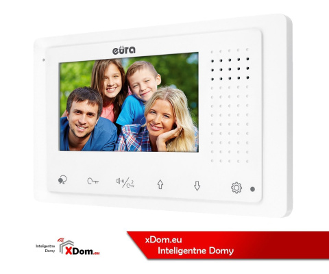 Zestaw wideodomofonu cyfrowego z szyfratorem monitor 4.3'' EURA VDA-73A5_VDA32A5