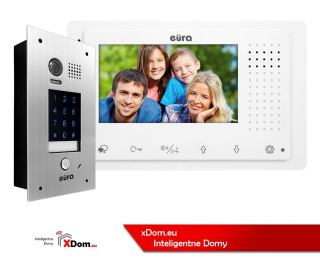 Zestaw wideodomofonu cyfrowego z szyfratorem monitor 4.3'' EURA VDA-74A5_VDA32A5