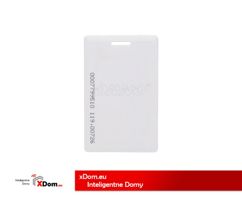 Karta zbliżeniowa kompatybilna z wideodomofonami Orno 125 kHz.