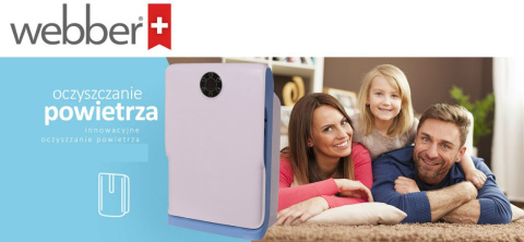 Oczyszczacz powietrza WEBBER AP 8500 sześciostopniowy system oczyszczania powietrza 6vita active