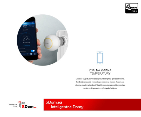 Zestaw Inteligentna głowica termostatyczna FIBARO The Heat Controller FGT 001 ZW5