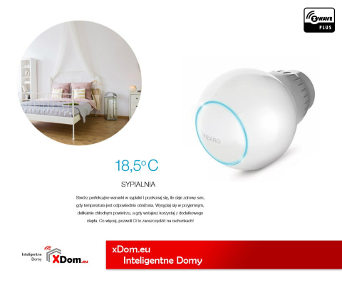 Zestaw Inteligentna głowica termostatyczna FIBARO The Heat Controller FGT 001 ZW5