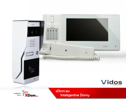 Zestaw wideodomofonu z czytnikiem kart RFID Vidos S50A_M270W-S2