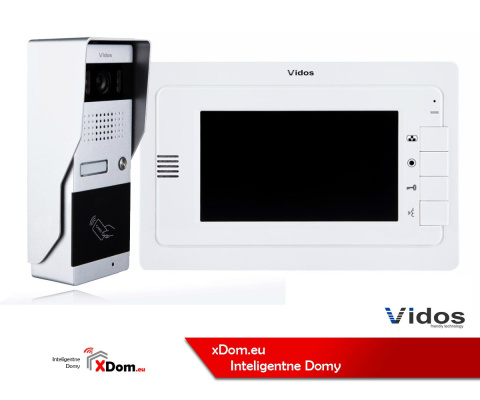 Zestaw wideodomofonu z czytnikiem kart RFID Vidos S50A_M323W