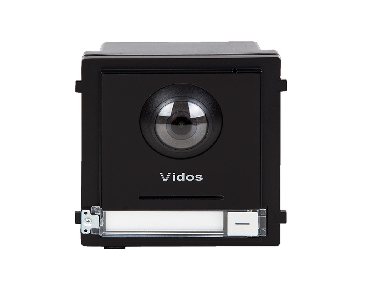 Zestaw podtynkowy wideodomofonu IP Vidos stacja bramowa z szyfratorem monitor 7''