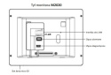 Zestaw natynkowy wideodomofonu IP Vidos czytnik RFID monitor 7''