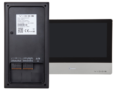 ZESTAW WIDEODOMOFONU IP Z CZYTNIKIEM RFID VIDOS S2401-P_M2020