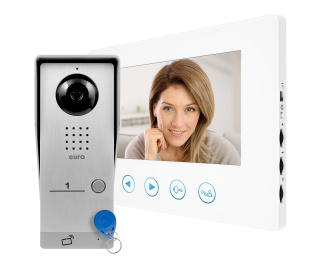 ZESTAW WIDEODOMOFONU Z CZYTNIKIEM RFID EURA VDA-91A3_VDA-06A3