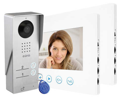 DWURODZINNY WIDEODOMOFON RFID VDA-92A3_VDA-06A3