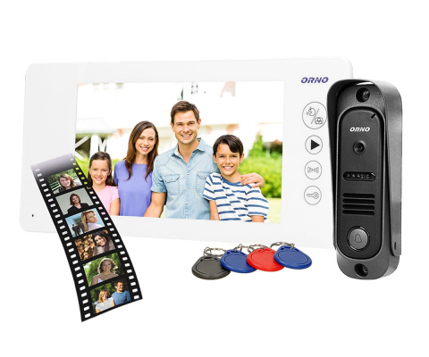 Zestaw wideodomofonowy Orno ARCUS RFID