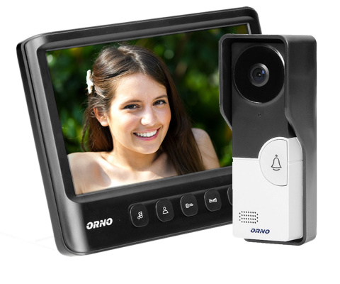 Zestaw wideodomofonowy czarny, IMAGO