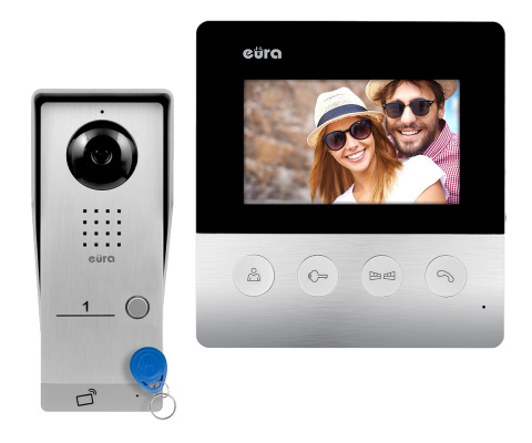 WIDEODOMOFON Z CZYTNIKIEM RFID VDA-91A3_VDA-19A3