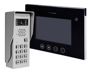 Zestaw wideodomofonu natynkowego z szyfratorem Vidos S50D M670B