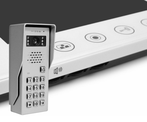 Zestaw wideodomofonu natynkowego z szyfratorem Vidos S50D M670WS2