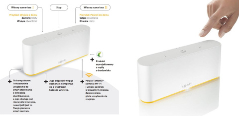 Somfy 1870594 Tahoma switch sterownik RTS, IO, Zigbee