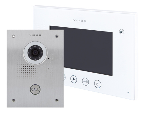 Zestaw wideodomofonu natynkowego Vidos S551 M670W