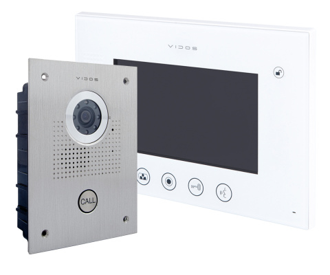 Zestaw wideodomofonu natynkowego Vidos S551 M670W