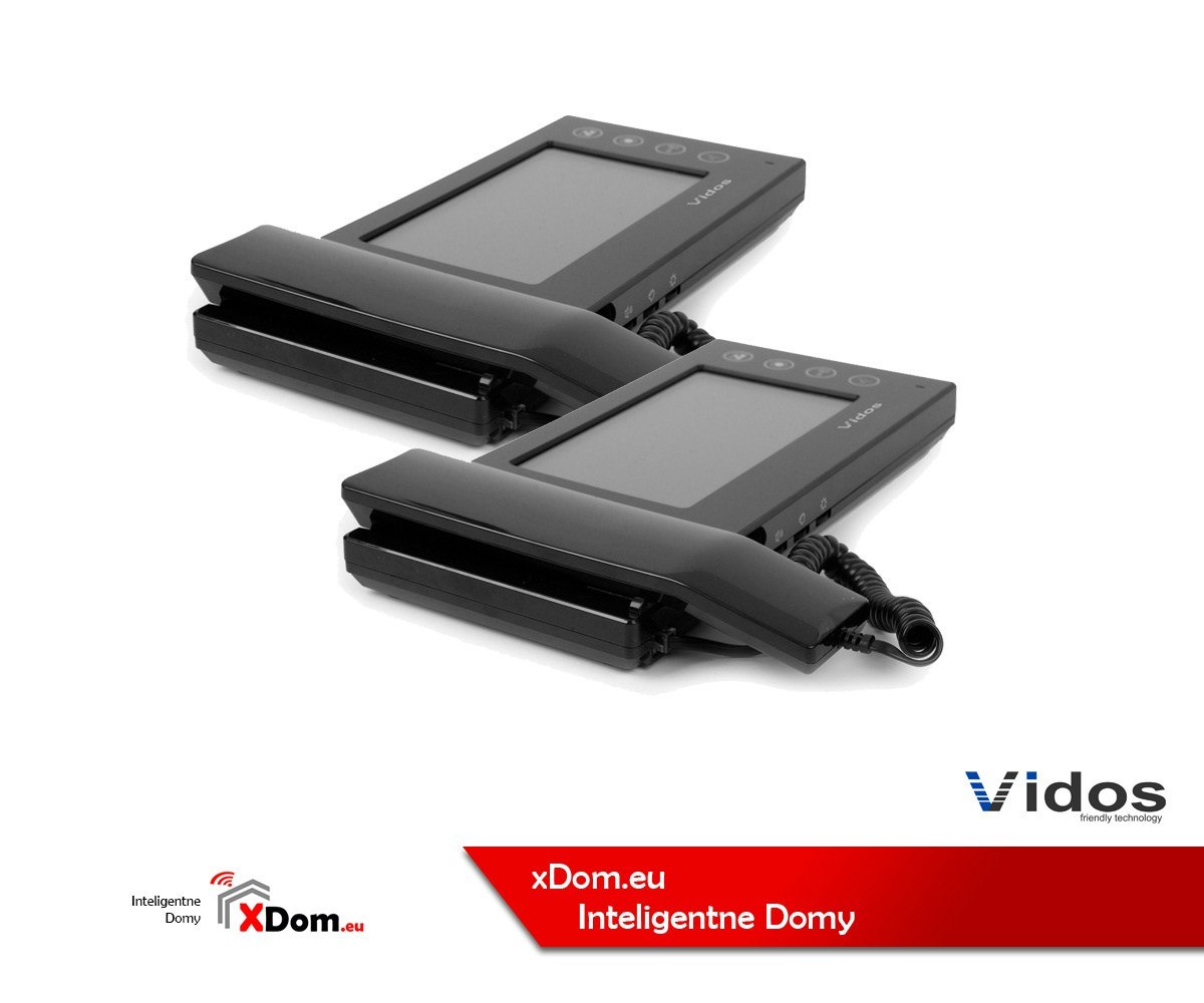 Zestaw dwurodzinny wideodomofonu z czytnikiem kart RFID Vidos S562A_M670B