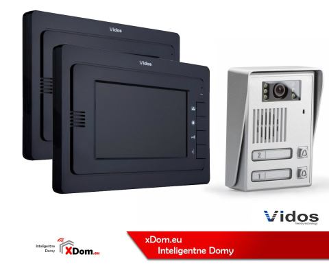 Zestaw wideodomofonu dwurodzinnego Vidos S36_M323B