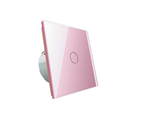 Włącznik dotykowy pojedynczy LIVOLO VL-C701 Różowy