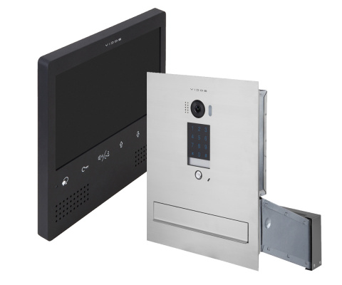 Wideodomofon skrzynka na listy z szyfratorem Vidos S1401D-SKM M1023B
