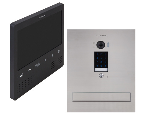 Wideodomofon skrzynka na listy z szyfratorem Vidos S1401D-SKM M1023B
