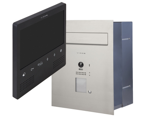 Zestaw wideodomofonu cyfrowego skrzynka na listy Vidos S1201A-SKP M1023B