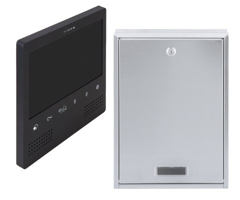 Zestaw wideodomofonu cyfrowego skrzynka na listy Vidos S1201A-SKP M1023B