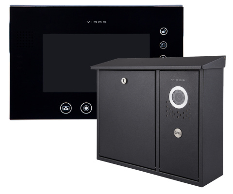 Zestaw wideodomofonu skrzynka na listy Vidos S551-SKN M670BS2