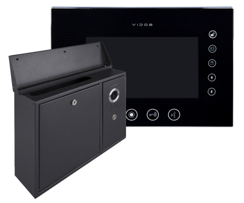 Zestaw wideodomofonu skrzynka na listy Vidos S551-SKN M670BS2