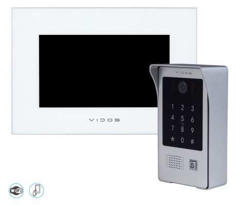 Wideodomofon WiFi z czytnikiem RFID i szyfratorem Vidos S20DA M10