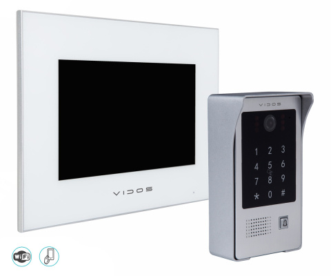 Wideodomofon WiFi z czytnikiem RFID i szyfratorem Vidos S20DA M10