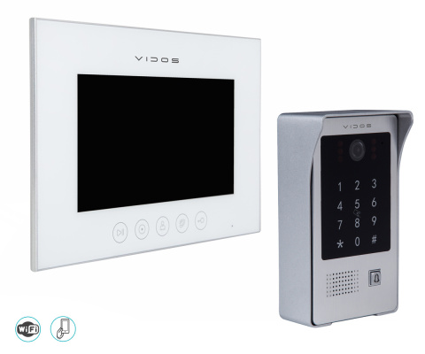 Wideodomofon WiFi z czytnikiem RFID i szyfratorem Vidos S20DA M11