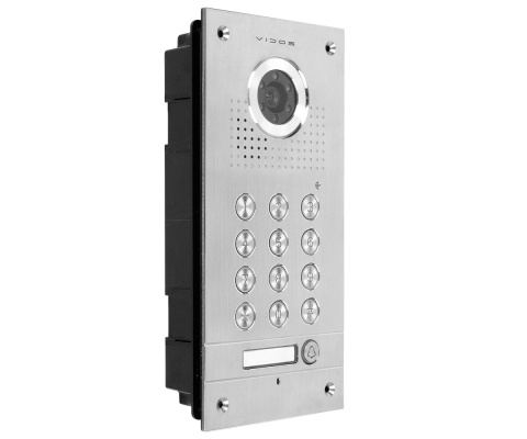 Wideodomofon stacja bramowa z Szyfratorem Vidos S561Dzyfratorem Vidos S601D