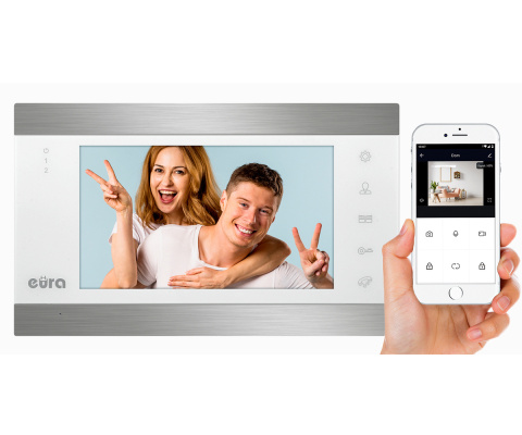 Eura Monitor wideodomofonu VDA-00C5 WiFi 7''