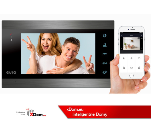 Eura Monitor wideodomofonu VDA-00C5 WiFi 7''