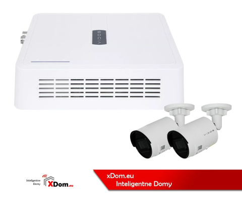 VIDOS zestaw monitoringu IP REJESTRATOR R104-IP KAMERA IP-H2942
