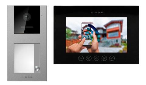 Wideodomofon WiFi z czytnikiem RFID Vidos S11-1 M11BX