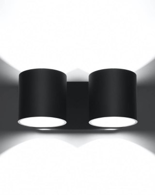 Kinkiet ORBIS 2 czarny