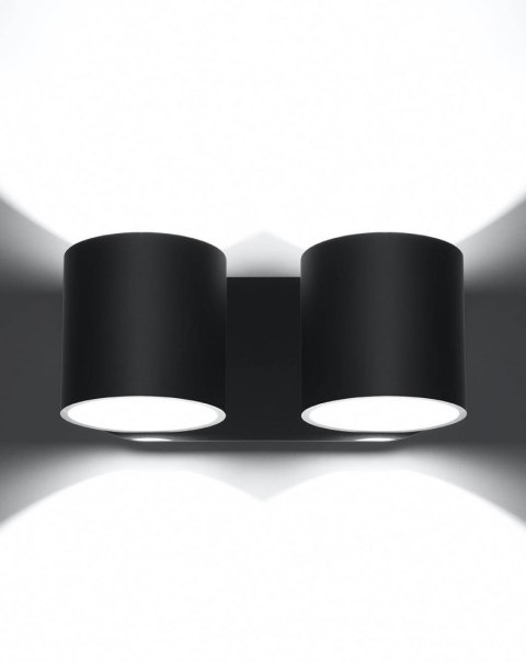 Kinkiet ORBIS 2 czarny