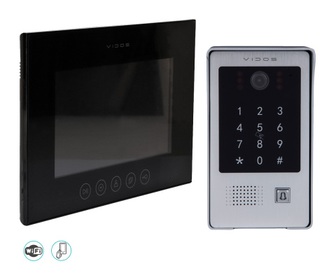 Wideodomofon WiFi z czytnikiem RFID i szyfratorem Vidos S20DA M11WX