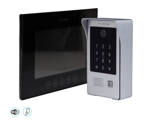 Wideodomofon WiFi z czytnikiem RFID i szyfratorem Vidos S20DA M11WX