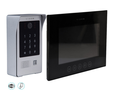 Wideodomofon WiFi z czytnikiem RFID i szyfratorem Vidos S20DA M11WX