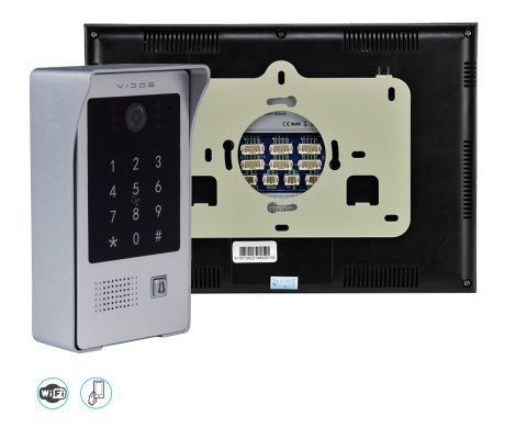 Wideodomofon WiFi z czytnikiem RFID i szyfratorem Vidos S20DA M11WX