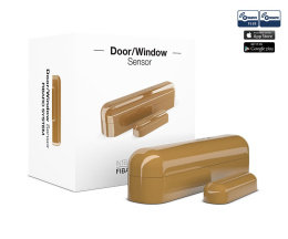 FIBARO Door/Window Sensor - Czujnik otwarcia drzwi/okna Z-Wave (jasnobrązowy)
