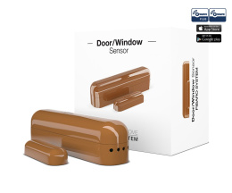 FIBARO Door/Window Sensor - Czujnik otwarcia drzwi/okna Z-Wave (jasnobrązowy)