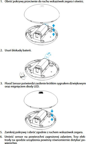 FIBARO Flood Sensor Czujnik zalania wodą (FGFS-101)
